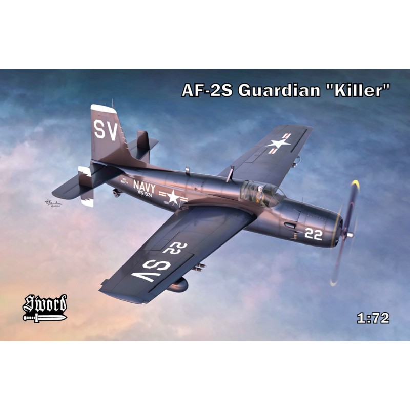 【予約する】　1/72 グラマン AF-2S ガーディアン 対潜攻撃機 "キラー"