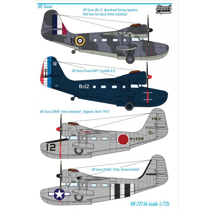 【予約する】　1/72 JRF グース