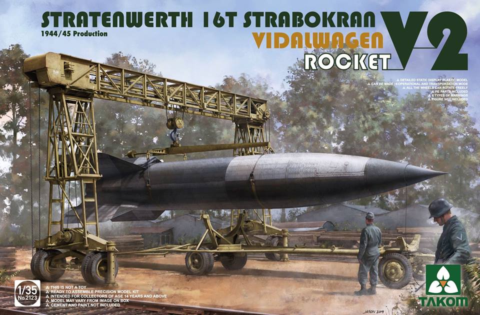 1/35 シュトラーテンヴェルト社 16t ガントリークレーンw/フィダルワーゲン &V2ロケット 1944/45年生産 - ウインドウを閉じる