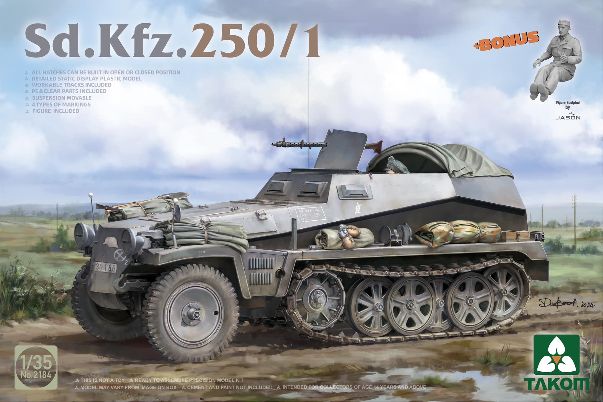 【予約する】　1/35 Sd.Kfz.250/1 軽装甲兵員輸送車 - ウインドウを閉じる