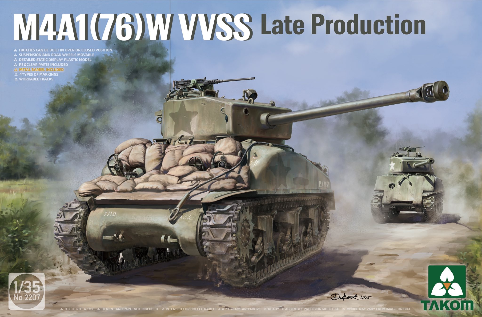 【予約する】　1/35 M4A1(76)W VVSS 後期型