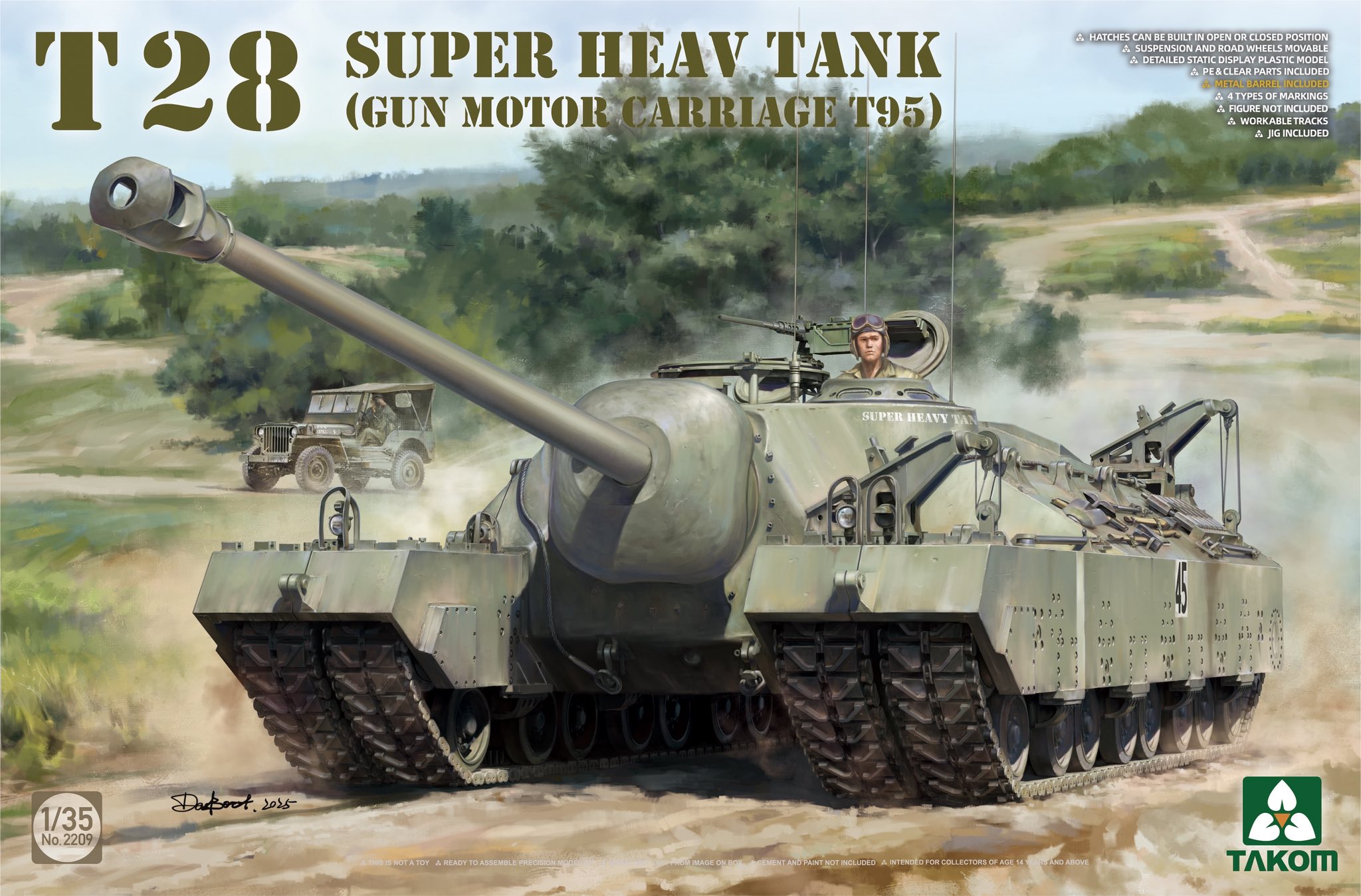【予約する】　1/35 T28 超重戦車 (T95 戦車駆逐車)
