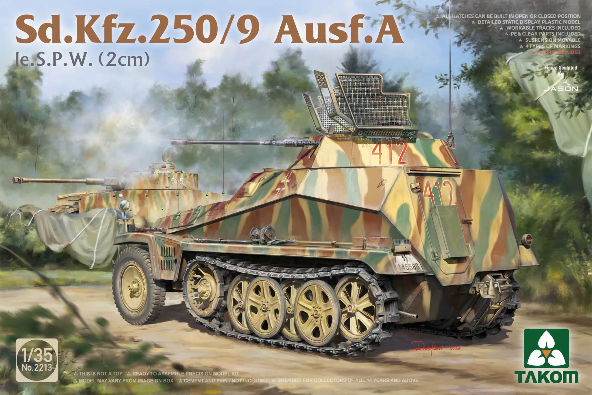 【予約する】　1/35 Sd.Kfz.250/9 A型 Ie.S.P.W. (2cm)