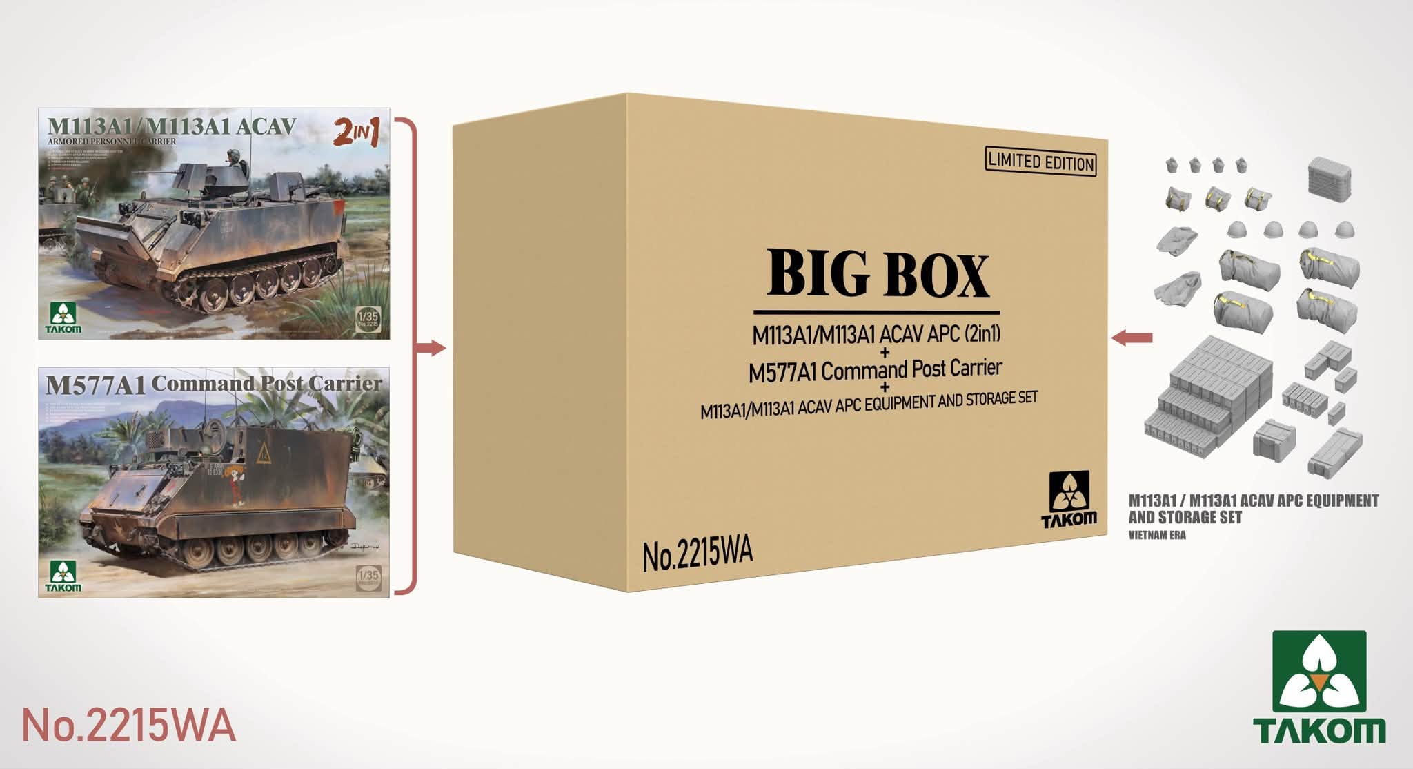 【予約する】　1/35　"ビッグボックス"セットA 限定版