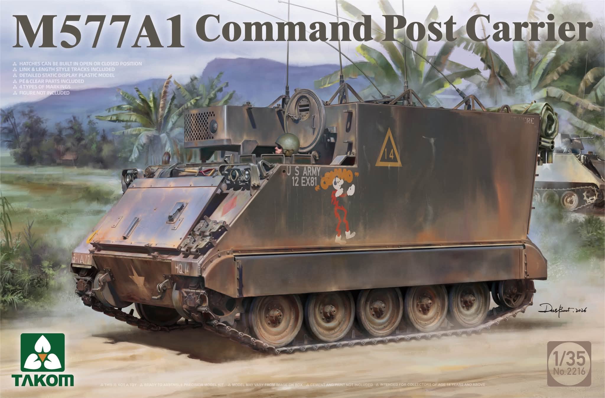 【予約する】　1/35 M577A1 コマンド ポスト キャリアー戦闘指揮車