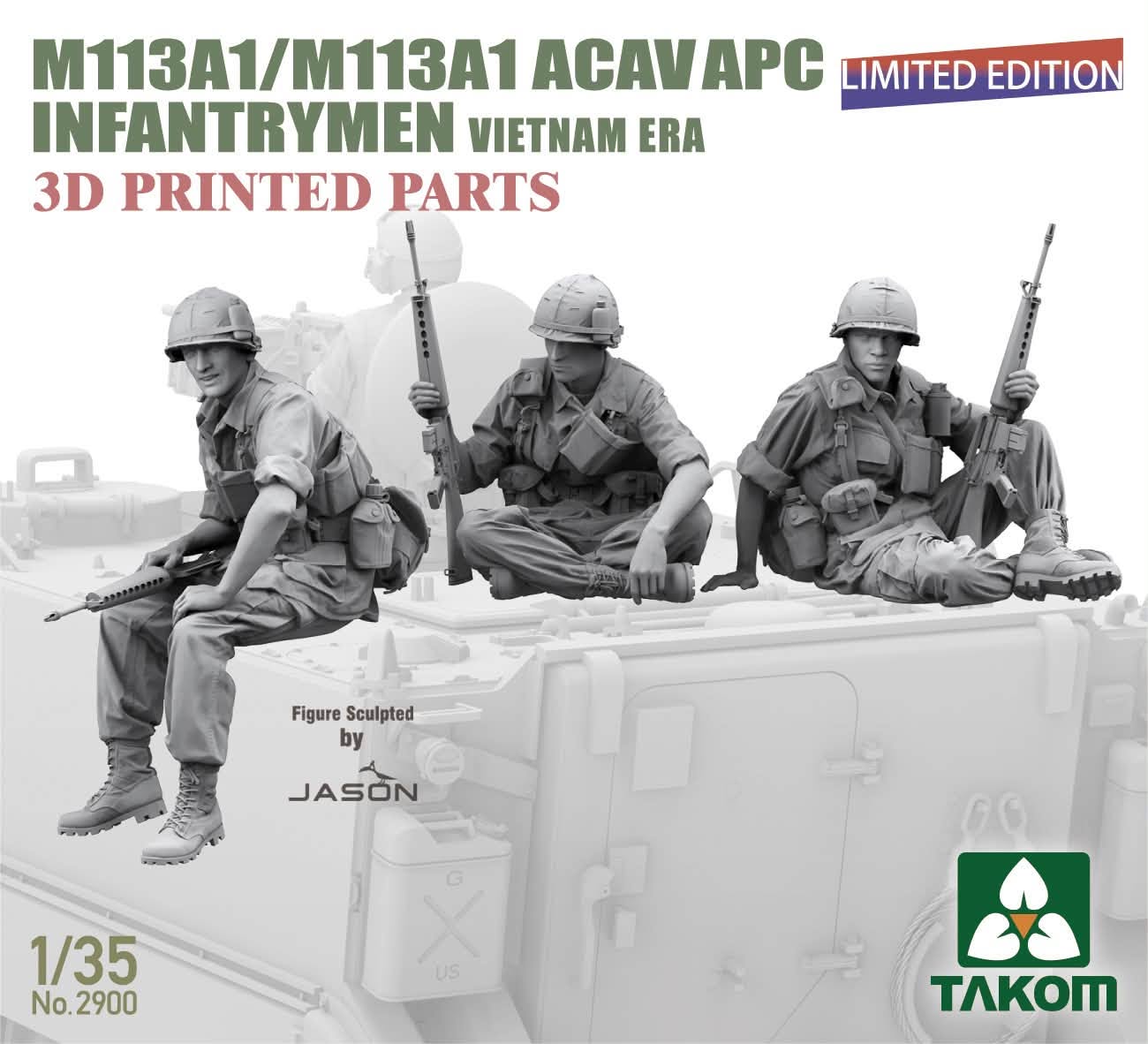 【予約する】　1/35 M113A1/M113A1 ACAV APC用歩兵セット (ベトナム戦争時)