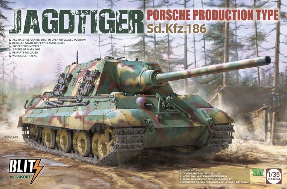 【予約する】　1/35 ヤークトティーガー Sd.Kfz.186 ポルシェ生産タイプ