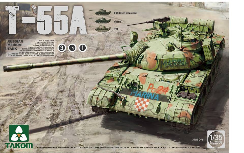 1/35 ロシア軍 T−55A 中戦車 3 in 1 [TKO2056] - 6,776円 : ホビー 