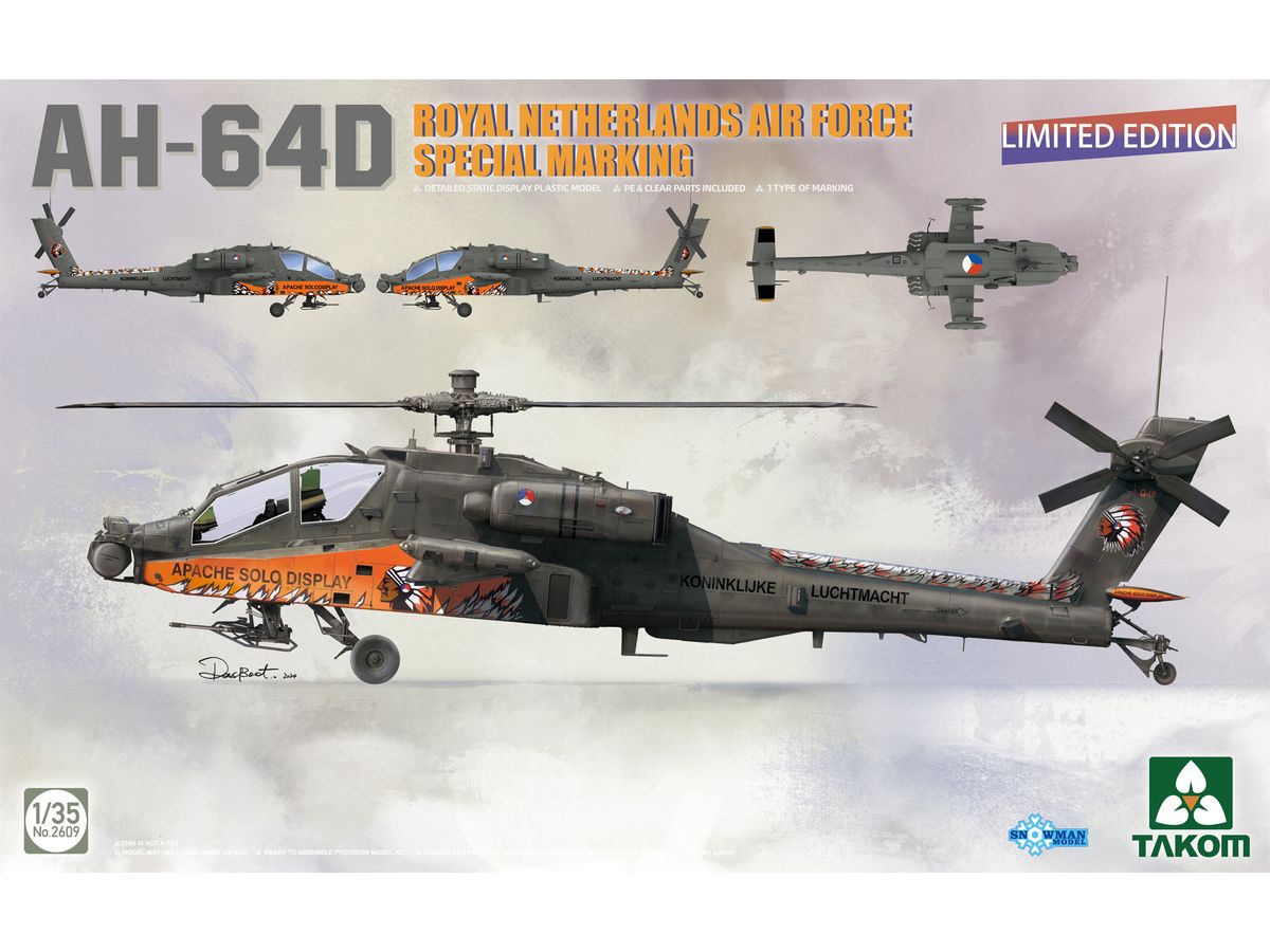 【予約する】　1/35 AH-64D オランダ空軍"スペシャルマーキング" (限定版)