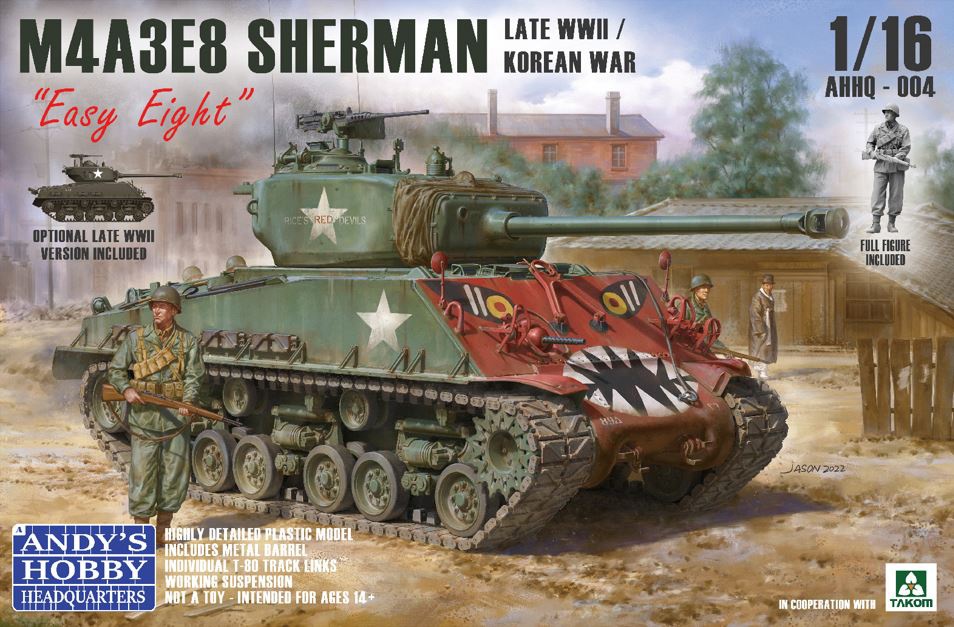 1/16 M4A3E8 シャーマン 「イージーエイト」 WW.Ⅱ/朝鮮戦争