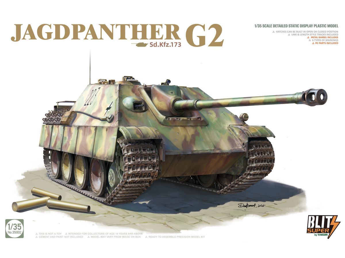 1/35 "スーパーブリッツ" ヤークトパンター G2 Sd.Kfz.173