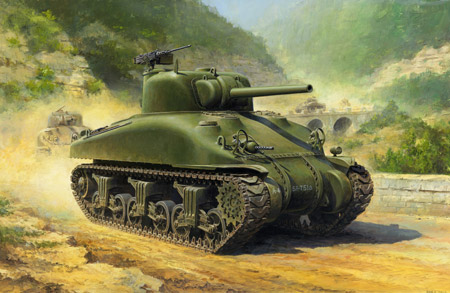 1/48　アメリカM4A1シャーマン戦車 - ウインドウを閉じる