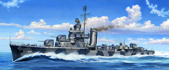 1/700　アメリカ海軍駆逐艦 DD412 ハムマン