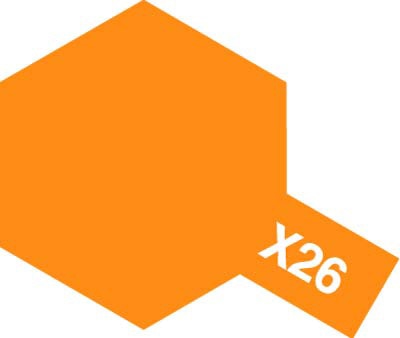 アクリルミニ X-26 クリヤーオレンジ