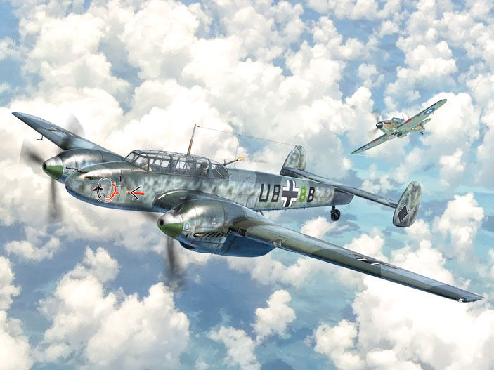 1/72 Bf 110 C 駆逐戦闘機