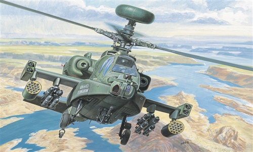 1/72 アメリカ陸軍 AH-64D アパッチ ロングボウ 攻撃ヘリコプター - ウインドウを閉じる