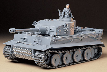 1/35　ドイツ重戦車 タイガーI 初期生産型 - ウインドウを閉じる