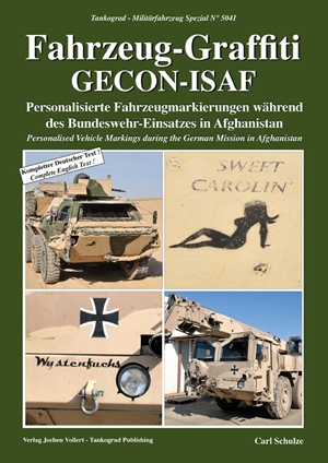 Fahrzeug-Graffiti GECON-ISAF アフガニスタン駐留ドイツ軍車両のパーソナルマーキング - ウインドウを閉じる