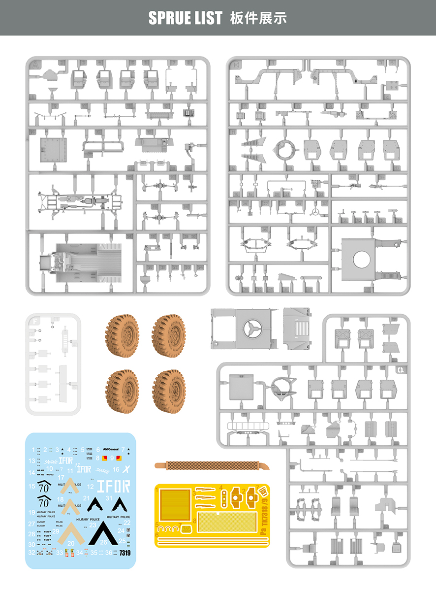 1/72　U.S M1025/6　ハンビー