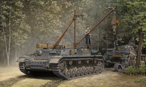 1/35 ドイツ軍 ベルゲパンツァーIV 戦車回収車 - ウインドウを閉じる
