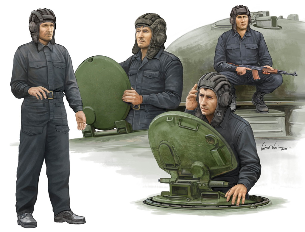 1/35 ソビエト戦車兵4体セット - ウインドウを閉じる