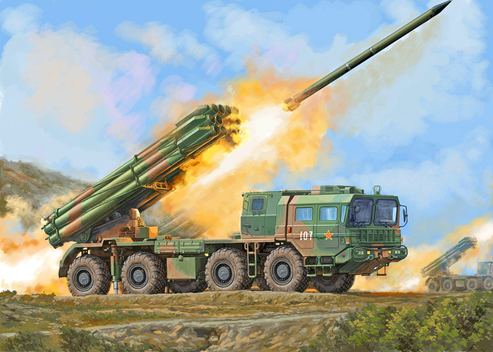 1/35 中国軍 03式300mm12連装自走ロケット砲 - ウインドウを閉じる