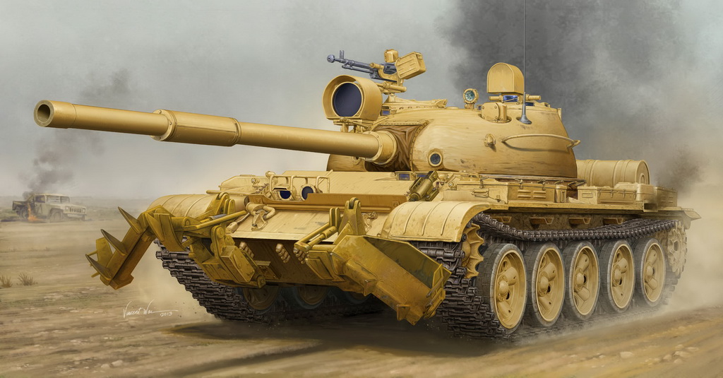 1/35 イラク共和国軍 T-62 主力戦車 "1962" - ウインドウを閉じる