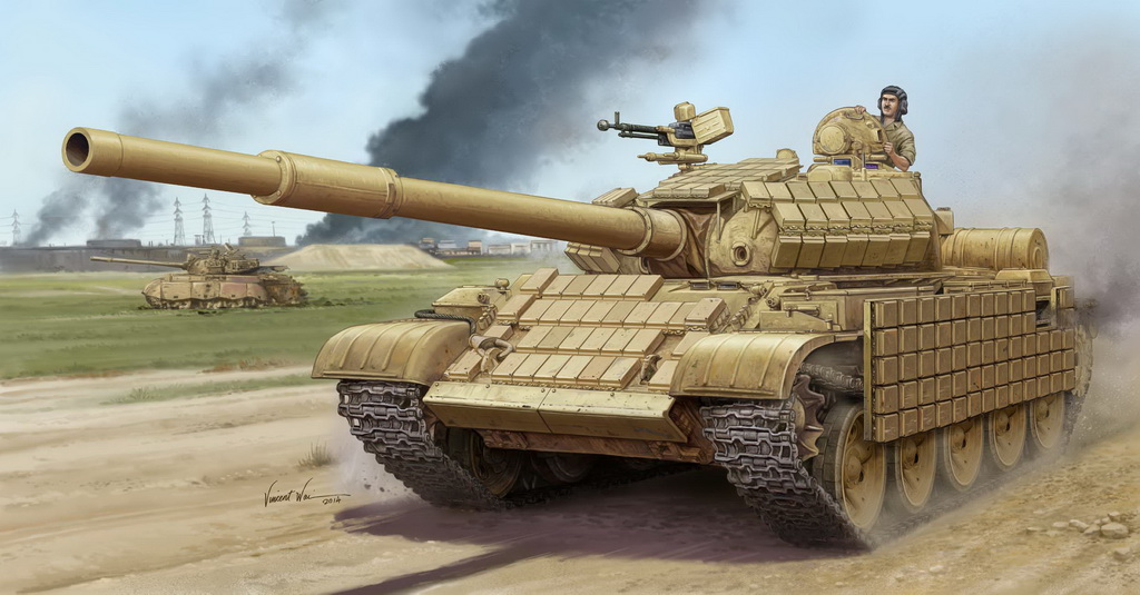 1/35 イラク共和国軍 T-62 ERA 主力戦車 "1972" - ウインドウを閉じる