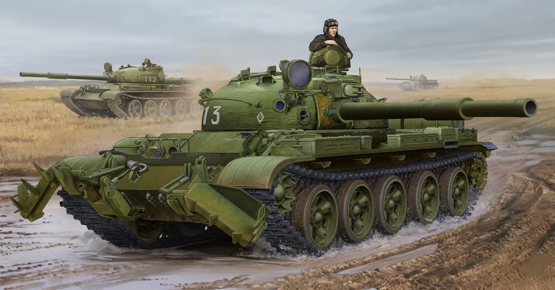 1/35 ソビエト軍 T-62 主力戦車 Mod.1975/KMT-6 - ウインドウを閉じる