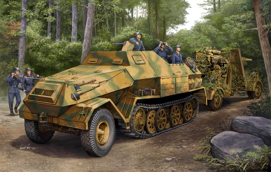 1/35 ドイツ軍 Sdkfz.8/DB10 12t 装甲兵員輸送車