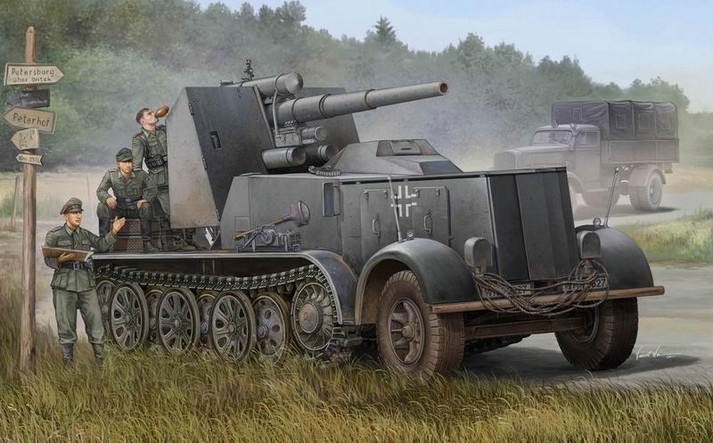 1/35 ドイツ軍 12tハーフトラック 88mmFlak18自走砲 "ナーゲルリング"