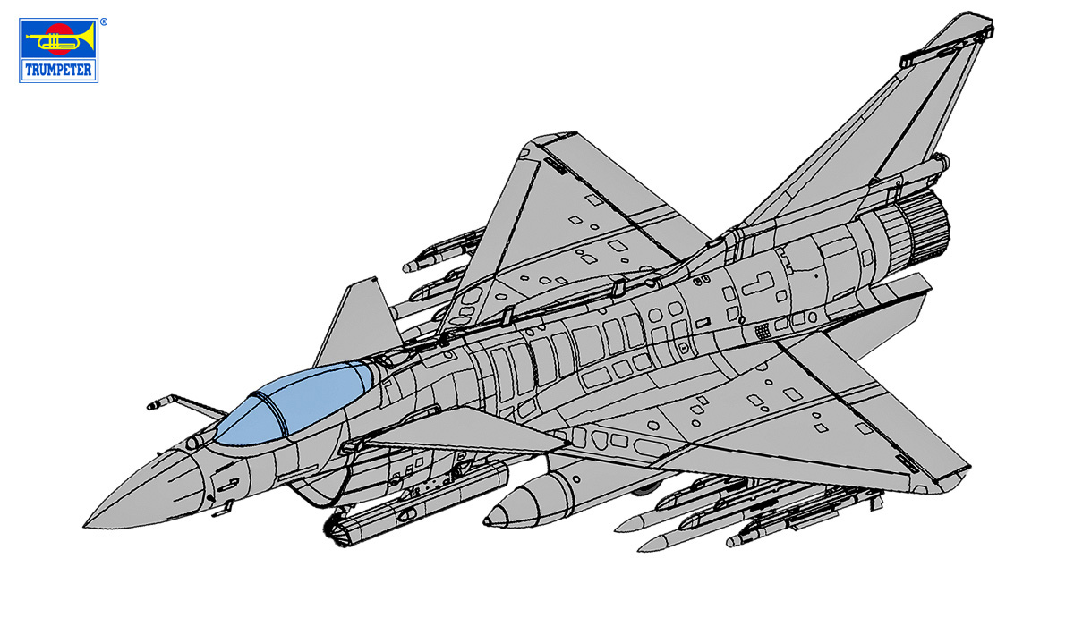 【予約する】　1/72 中国空軍 J-10C戦闘機