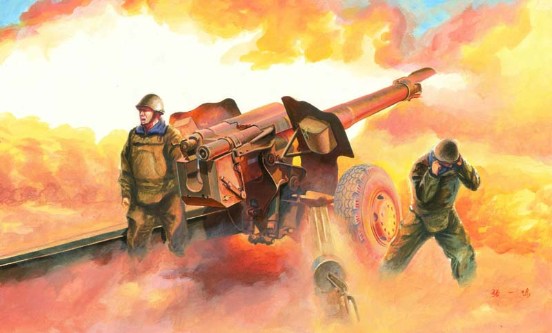 1/35 ソビエト軍 122mmカノン砲 D-74 - ウインドウを閉じる