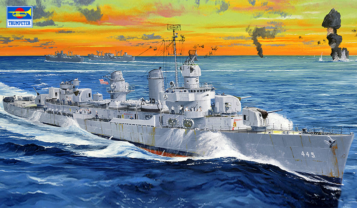 【予約する】　1/200 アメリカ海軍駆逐艦 DD-445 フレッチャー