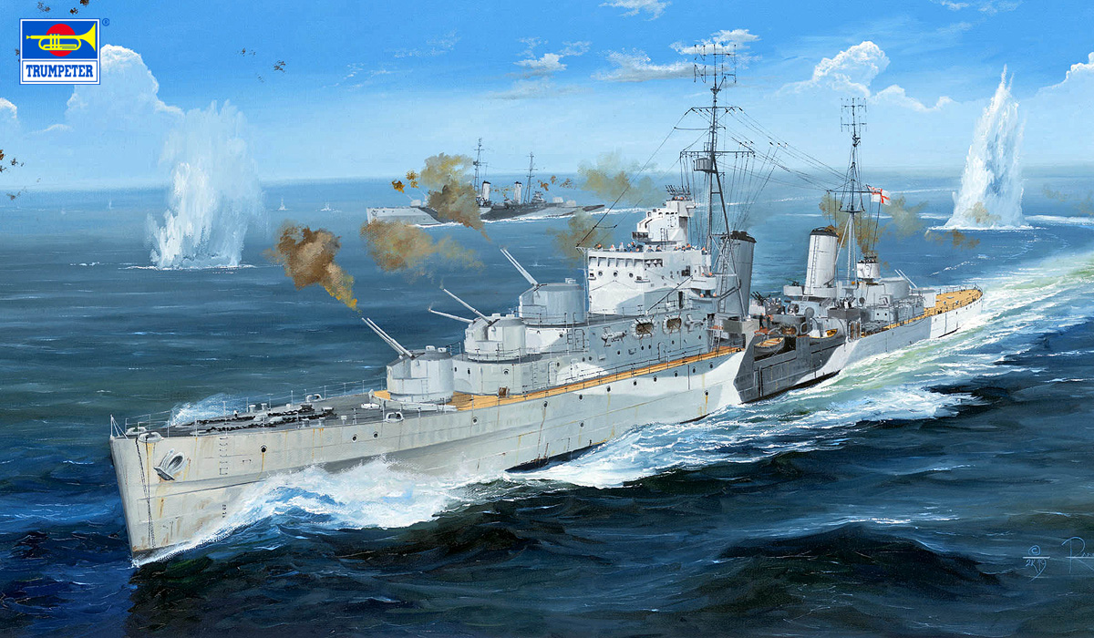 【予約する】　1/350 イギリス海軍 軽巡洋艦 HMS アルゴノート