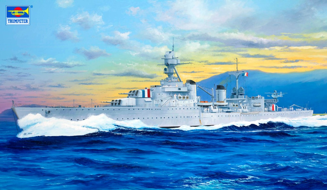1/350 フランス海軍 軽巡洋艦 マルセイエーズ - ウインドウを閉じる