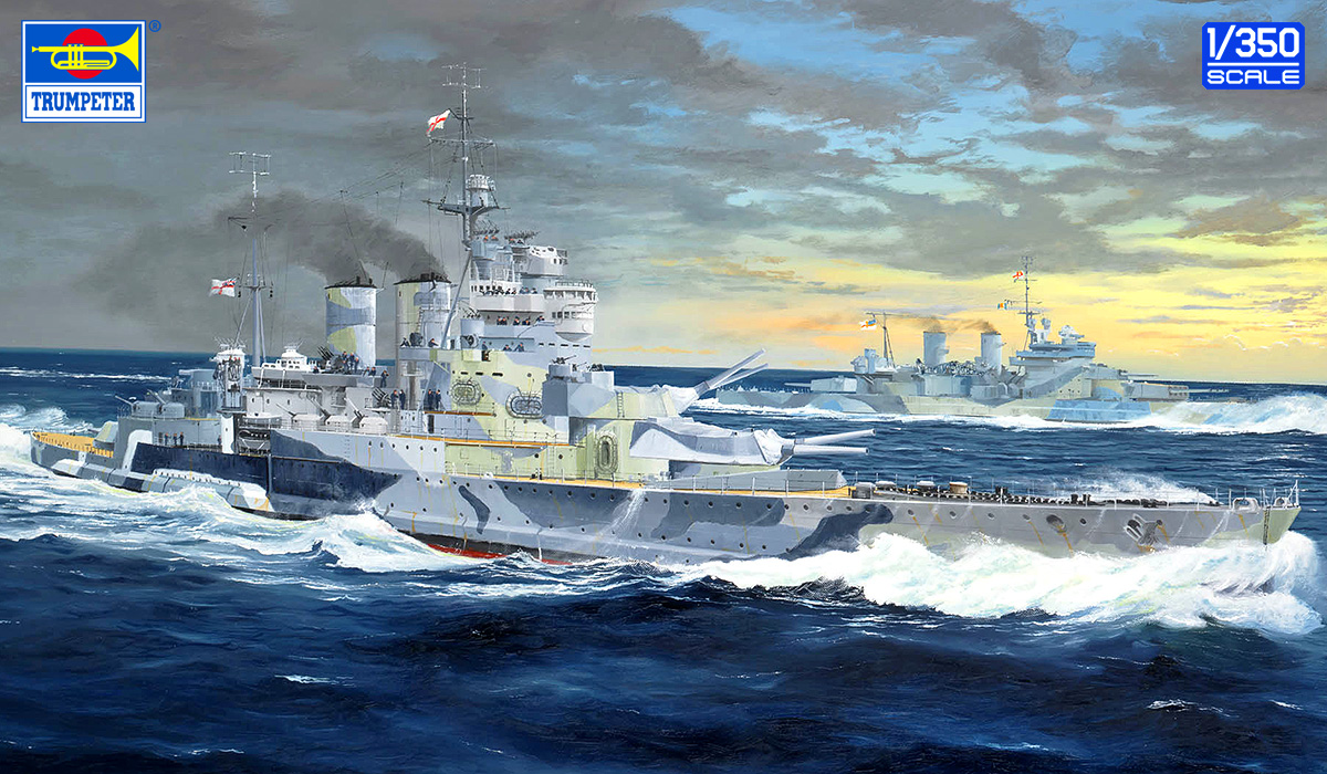 【予約する】　1/350 イギリス海軍 巡洋戦艦 HMS レナウン 1942 ※送料は３３０円増しとなります。