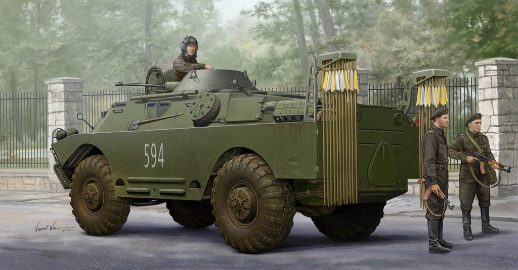 1/35 ソビエト軍 BRDM-2 初期型 "化学防護車" - ウインドウを閉じる
