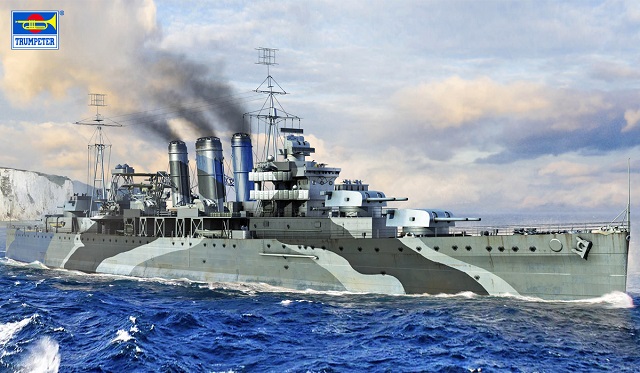 1/700 イギリス海軍 重巡洋艦 HMS ケント - ウインドウを閉じる