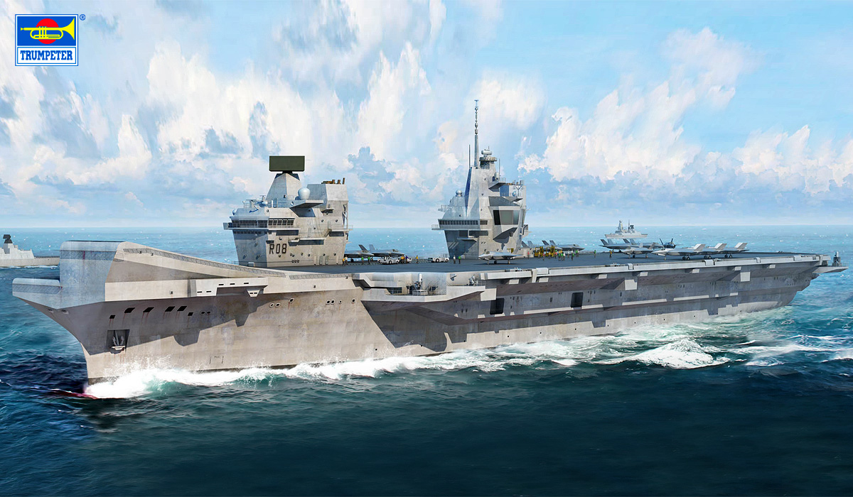 【予約する】　1/700 イギリス海軍 航空母艦 HMS クイーン・エリザベス