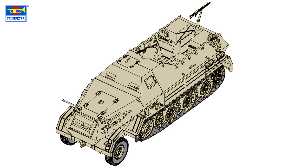 【予約する】　1/72 ドイツ軍 Sdkfz.8/DB10 12t 装甲兵員輸送車