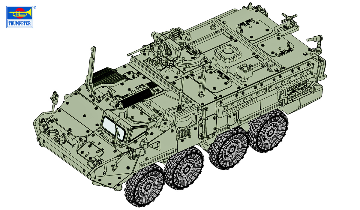 【予約する】　1/72 アメリカ陸軍 M1130 ストライカー 指揮通信車