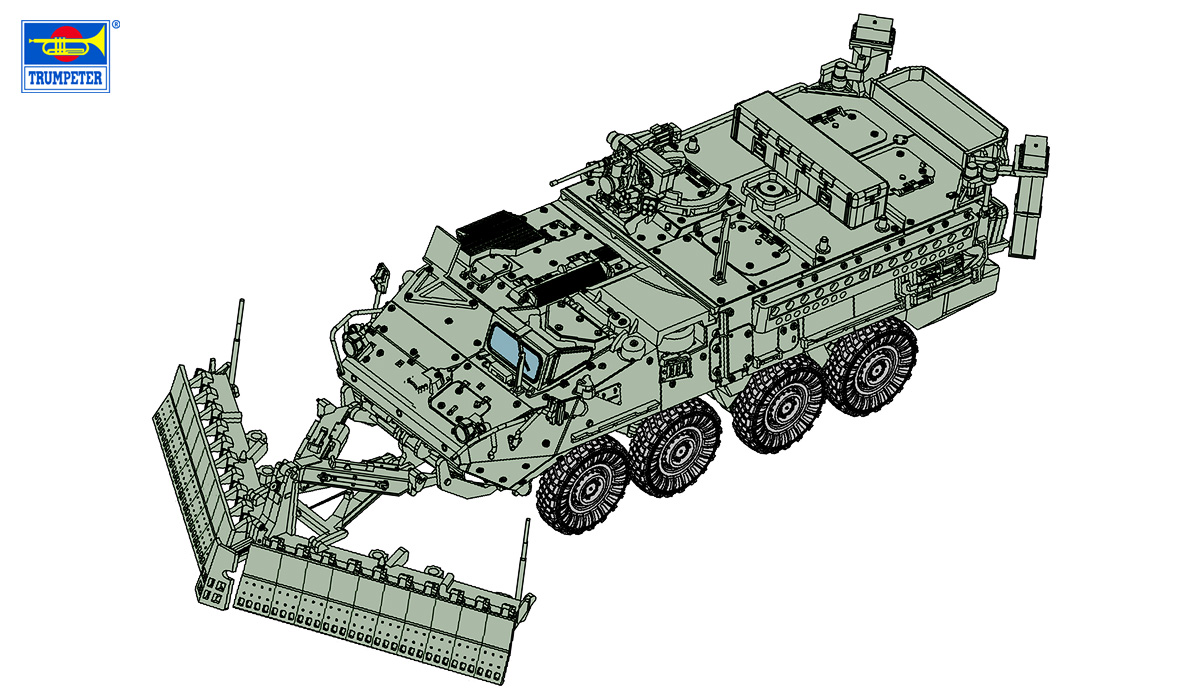 【予約する】　1/72 M1132ストライカー工兵支援車w/SMP&