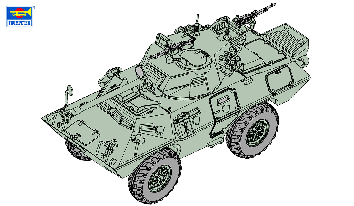 【予約する】　1/72 LAV-150 コマンドウ装甲車 90mm砲搭載型