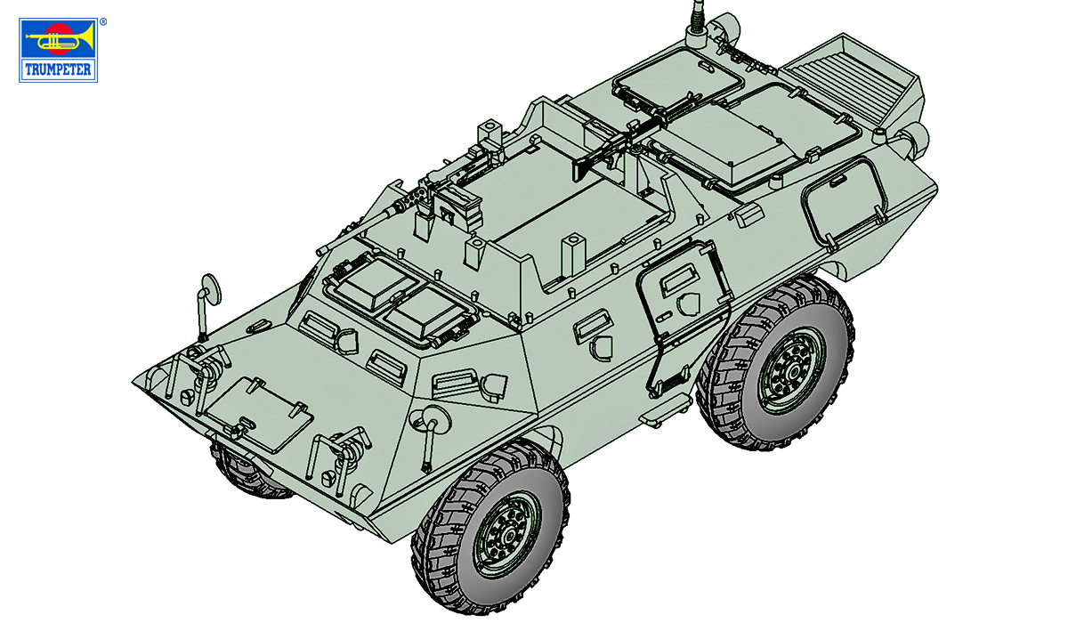 【予約する】　1/72 XM706E2 コマンドウ装甲車 "アメリカ空軍警備隊"