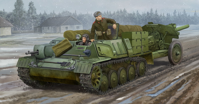1/35 ソビエト軍 小型装甲牽引トラクター"AT-P" - ウインドウを閉じる