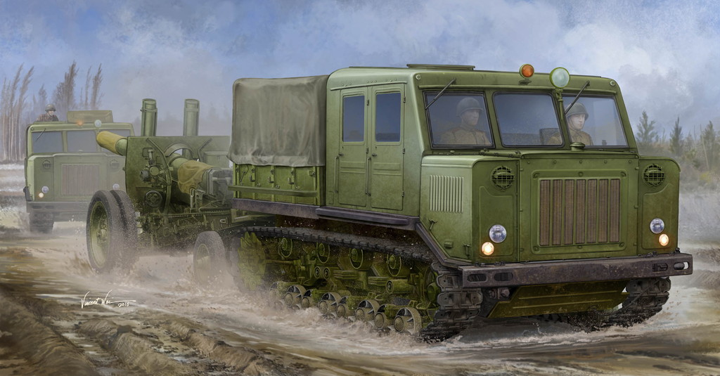1/35 ソビエト軍 砲兵トラクター "AT-S" - ウインドウを閉じる