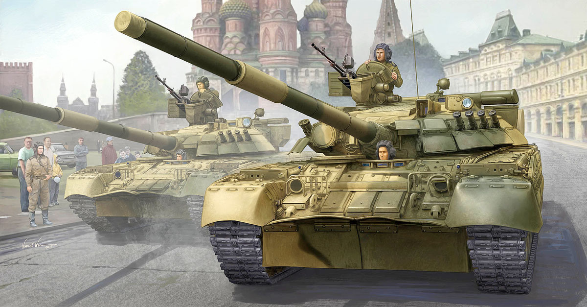 1/35 ロシア連邦軍 T-80UD主力戦車 - ウインドウを閉じる