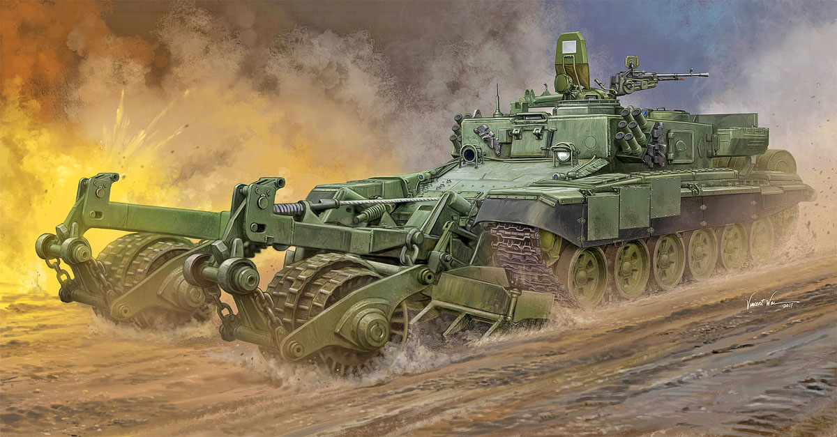 1/35 ロシア連邦軍 BMR-3 地雷処理戦車 - ウインドウを閉じる