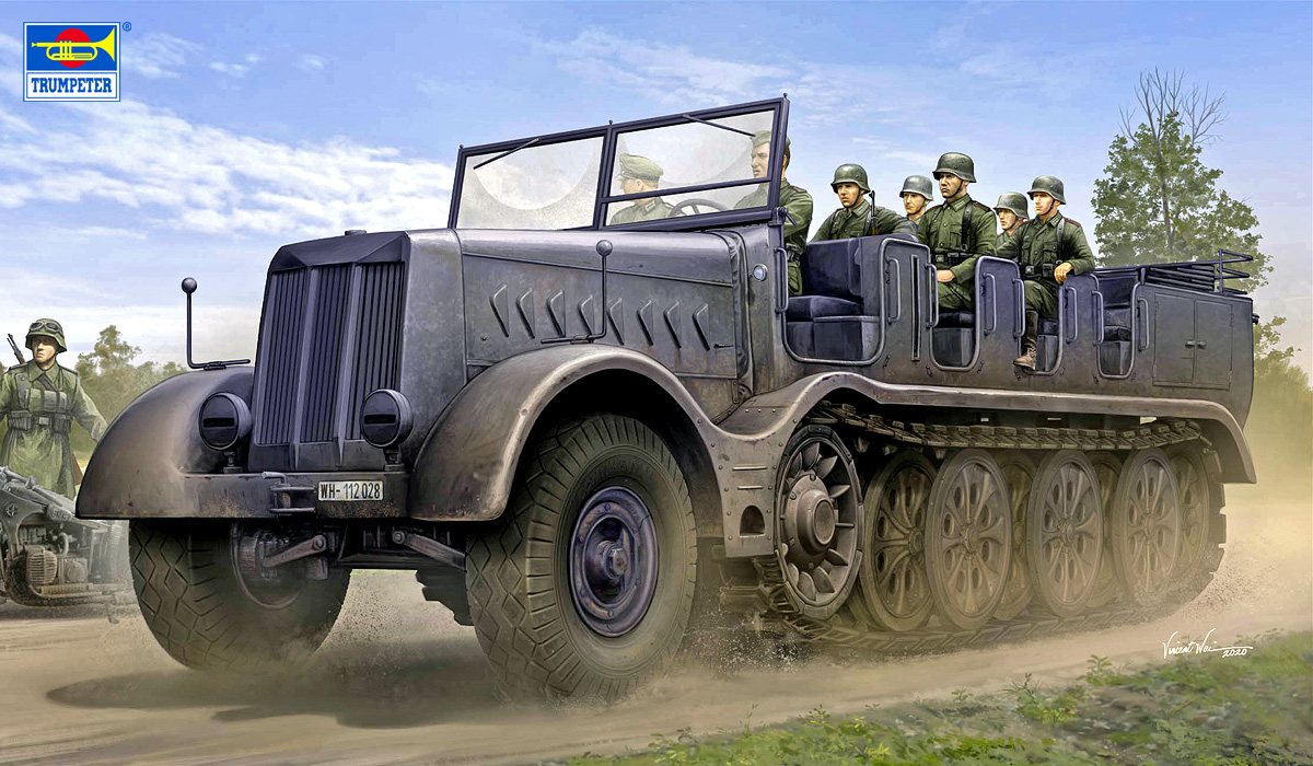 【予約する】　1/35 ドイツ軍 18tハーフトラック Sd.kfz.9 砲兵仕様